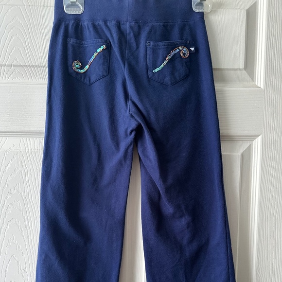 Mudd Girls, Navy blue sweat pant with draw string, Size M - Picture 4 of 4